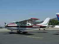 N8463Z @ SZP - 1963 Cessna 210-5(205) UTILINE (fixed gear version of 210C), Continental IO-470-E 260 Hp - by Doug Robertson