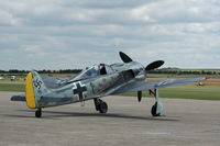 F-AZZJ @ EGSU - Focke-Wulf Fw.190D at Duxford Flying Legends July 09 - by Eric.Fishwick