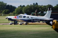 G-BHGO @ EGLM - Piper PA-32-260 filling up at White Waltham - by moxy