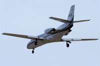 N61TL @ KDPA - Cessna 560, N61TL on approach RWY 20R KDPA. - by Mark Kalfas