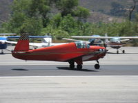 N4155 @ SZP - 1955 Mooney M-18C MITE, Continental A&C75 75 Hp upgrade, takeoff roll Rwy 22 - by Doug Robertson