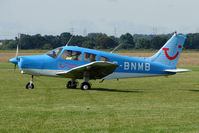 G-BNMB @ EGCJ - Piper PA-28-151 - Visitor to Sherburn for the 2009 LAA Great Northern Rally - by Terry Fletcher