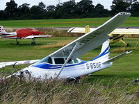 G-BSUE @ EGTR - damaged in a landing accident a few days earlier - by Chris Hall