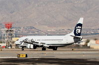 N760AS @ KPSP - Alaska 737-4Q8, N760AS landing 31L KPSP. - by Mark Kalfas