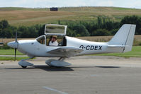 G-CDEX @ EGCJ - Europa  - Visitor to Sherburn for the 2009 LAA Great Northern Rally - by Terry Fletcher