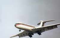 A4O-VK @ LHR - VC.10 of Gulf Air on final approach to London Heathrow in the Spring of 1976. - by Peter Nicholson