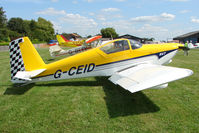 G-CEID @ EGCJ - Vans RV-7 - Visitor to Sherburn for the 2009 LAA Great Northern Rally - by Terry Fletcher