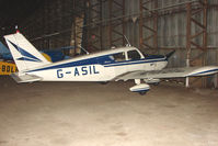 G-ASIL @ EGBG - Piper hangared at Leicester - by Terry Fletcher