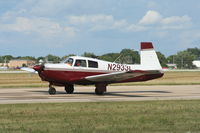 N2933L @ KOSH - Mooney M20C - by Mark Pasqualino