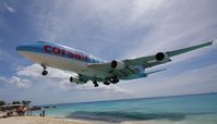 F-HSUN @ TNCM - and more landings at st maarten - by daniel jef