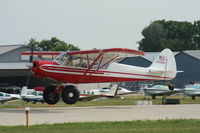 N956MD @ KOSH - Piper PA-18A - by Mark Pasqualino