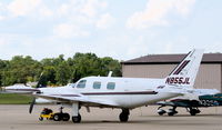 N855JL @ KDPA - Piper PA-31T1, N855JL on the ramp KDPA. - by Mark Kalfas