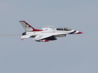 UNKNOWN @ OSH - USAF F-16 Thunderbird overflying Airventure 2009 - Oshkosh, Wisconsin - by Bob Simmermon