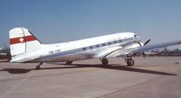 HB-ISB @ EDDV - Douglas DC-3C of Classic Air at the ILA 1988, Hannover