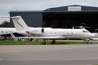 N437GA @ EGGW - Gulf IV in Luton - by Terry Fletcher