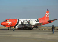 N923AU @ SCK - Working the Altamont, Ca fire - by phredshome