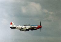 N6310T @ HRL - P-51D Mustang 44-74832 Boomer of 4th Fighter Group coded VF-H as seen at the 1978 Confederate Air Force's Airshow at Harlingen. - by Peter Nicholson