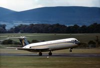 G-AWYS @ EGPH - One Eleven 501EX of British Caledonian landing at Edinburgh in the Summer of 1974. - by Peter Nicholson