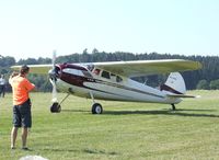 N3081B - Cessna 195B at the Montabaur airshow 2009
