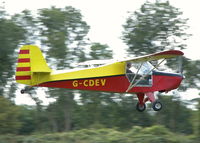 G-CDEV @ EGHP - JUST LEAVING RWY 26 - by BIKE PILOT