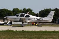 N403CK @ OSH - Cirrus Design Corp SR22, c/n: 3403 - by Timothy Aanerud