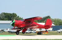 N51121 @ KOSH - Beech D17S - by Mark Pasqualino