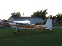 N46173 @ NY49 - Dr Jan leaving the EAA fly-in meeting/picnic - by Jim Uber
