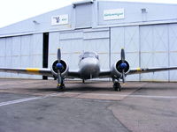 G-VROE @ EGBE - Air Atlantique Ltd, displaying its former RAF ID WD413 - by Chris Hall