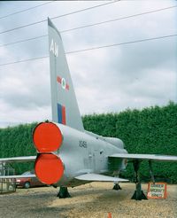 XS459 - English Electric (BAC) Lightning T5 at the Fenland Aviation Museum, Wisbech