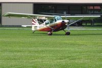 N381CA @ I80 - Arriving at the EAA fly-in - Noblesville, Indiana - by Bob Simmermon