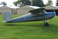 N2849N @ I80 - Arriving at the EAA fly-in - Noblesville, Indiana - by Bob Simmermon