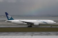 ZK-OKG @ NZAA - but there is always a rainbow at the end :) - by Bill Mallinson