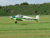 G-AVYV @ EGSC - Arriving at Cambridge - by Andy Parsons