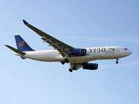 5B-DBS @ EGLL - Cyprus Airways - by Chris Hall