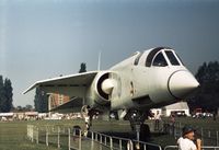 XR222 @ EGTC - This TSR.2 with the Cranfield Institute of Technology was displayed at the 1973 Cranfield Business & Light Aviation Show. - by Peter Nicholson