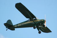 G-BSYF @ EGTH - 4. G-BSYF departing Shuttleworth Collection Evening Air Display Aug 09 - by Eric.Fishwick