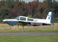 N674BW @ EGLK - VISITING AA-5A - by BIKE PILOT