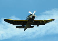 G-BJUD @ EGHL - LASHAM GLIDING SOCIETY TUG RETURNING FOR ANOTHER PICK UP DURING COMPETITIONS AT LASHAM - by BIKE PILOT