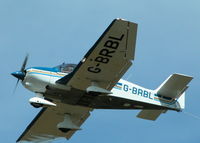 G-BRBL @ EGHL - GLIDER TUG RETURNING FOR ANOTHER PICK UP DURING COMPETITIONS AT LASHAM - by BIKE PILOT