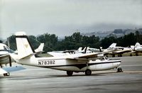 N78382 @ DCA - Aero Commander 680F at Washington National in May 1972. - by Peter Nicholson