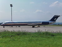 UR-CHK @ LOWG - Still in old AeroMexico colours!! Football charter from Ukraine! - by Reichmann Daniel