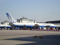 N649UA @ EHAM - United Airlines at Gate G 03 Schiphol - by Caecilia