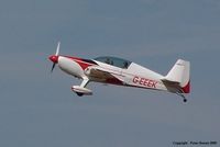 G-EEEK @ GREAT OAKL - Taking Off from Great Oakley airfield, Essex, UK 23-08-09 - by Peter Bevan