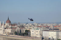 HB-ZHS - Red Bull Air Race Budapest 2009 - Eurocopter BO105CBS-4 - by Juergen Postl