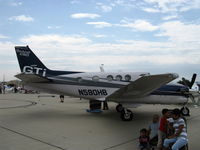 N590HB @ CMA - Hawker Beech C90GTi KING AIR, two P&W(C)PT6A-35-A turboprops flat rated at 550 shp from 750 shp - by Doug Robertson