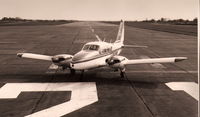 G-AYMO - On Runway 21 at Biggin Hill in 1976 - by Alan Moore