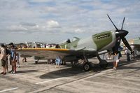 C-GVZB @ YIP - Spitfire Mk XVI - by Florida Metal