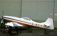 G-BCIT @ EGTC - Cranfield A.1 on display at the 1977 Cranfield Business & Light Aviation Show. - by Peter Nicholson