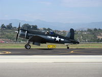 N83782 @ CMA - 1942 Chance Vought/Maloney F4U-1A CORSAIR, P&W R-2800 Double Wasp 2,450 Hp, taxi - by Doug Robertson