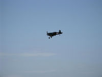 N83782 @ CMA - 1942 Chance Vought/Maloney F4U-1A CORSAIR, P&W R-2800 Double Wasp 2,450 Hp, on final for Rwy 26 - by Doug Robertson